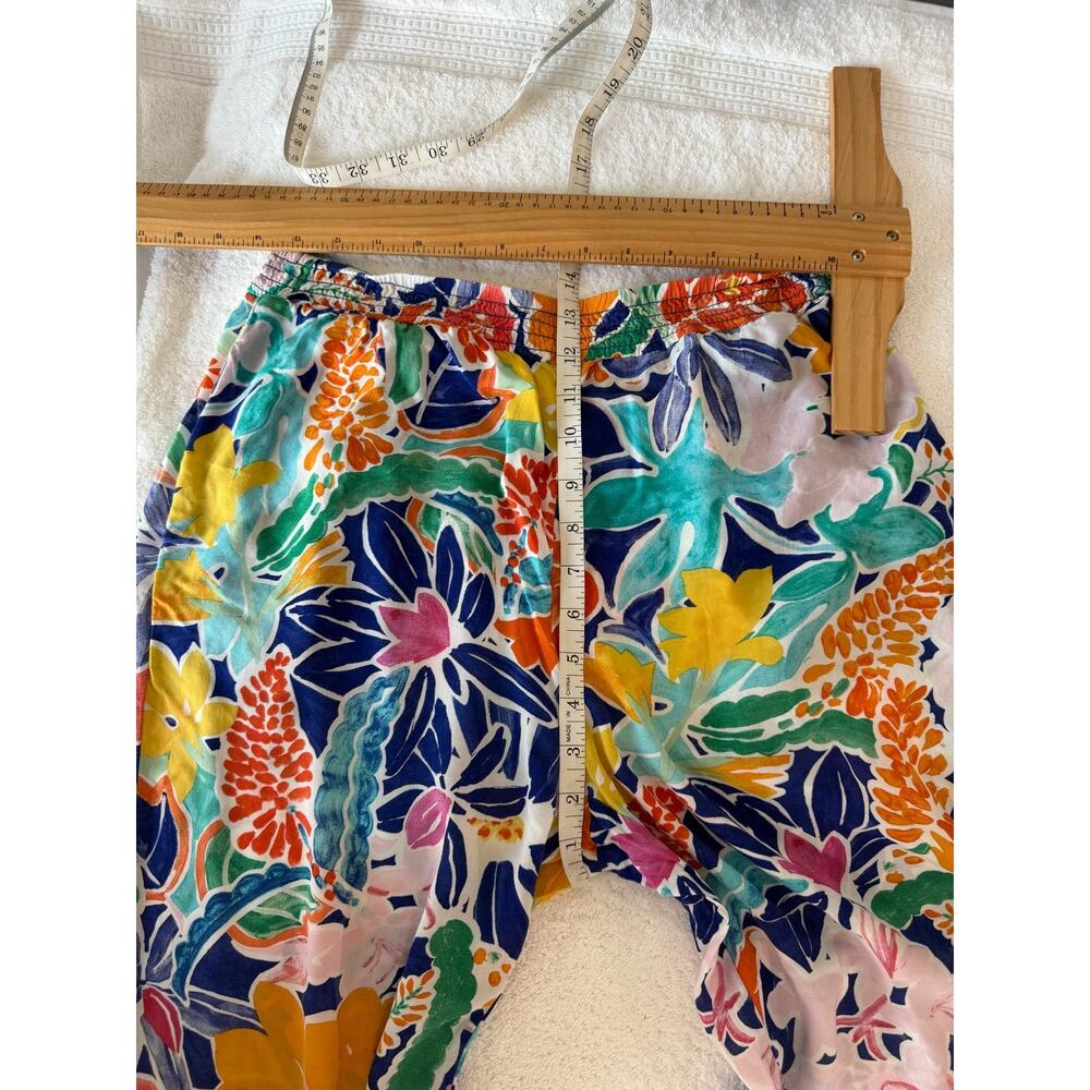Anthropologie Sisters Gulassa Floral Pants boho chic resort chic vacation Size S - Picture 5 of 9